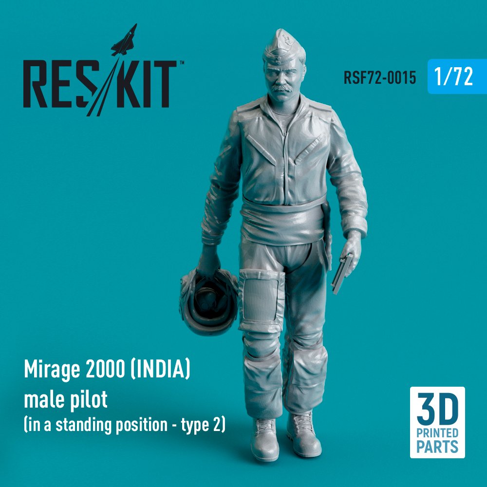 1/72 Mirage 2000 INDIA male pilot - standing 2